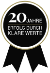 20 Jahre Erfolg durch klare Werte